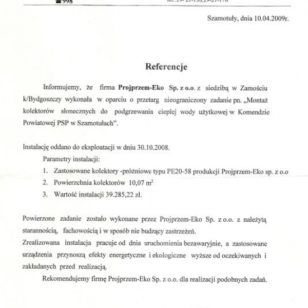 Komenda Powiatowa PSP w Szamotułach