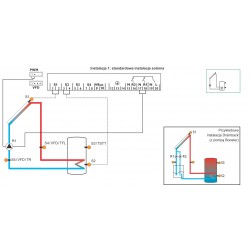 Sterownik , regulator solarny RESOL CS/4